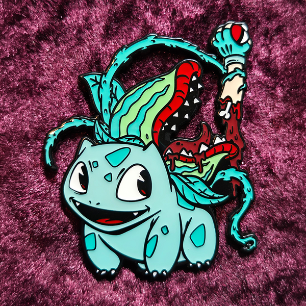 Bulbaudrey 3" Enamel Pin