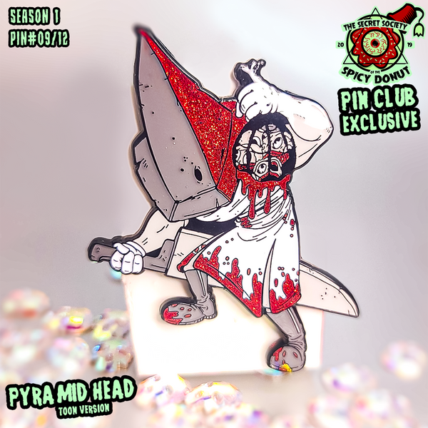 Pyramid Head Enamel Pin -Patreon Exclusive