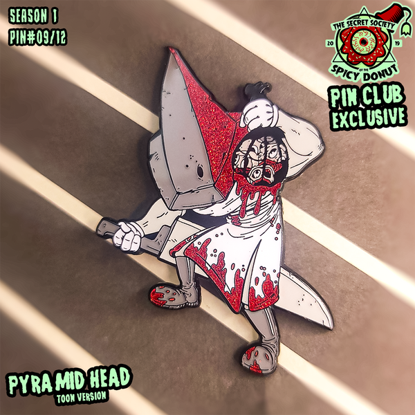 Pyramid Head Enamel Pin -Patreon Exclusive