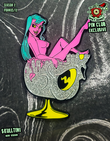 Skulltini Enamel Pin -Patreon Exclusive