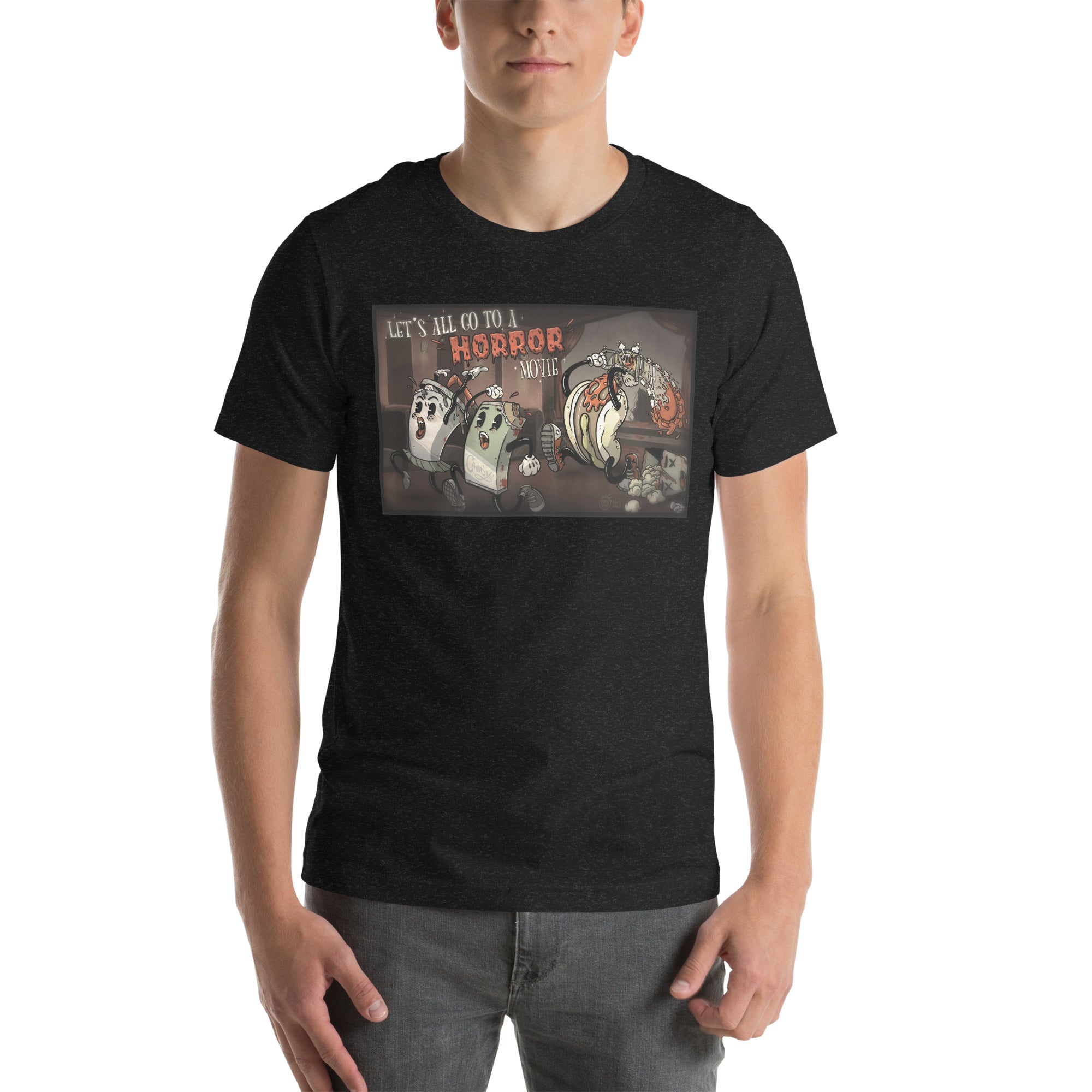 Let's all go to a Horror Movie - Unisex t-shirt