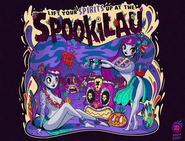 Spookilau Night - Short-Sleeve Unisex T-Shirt