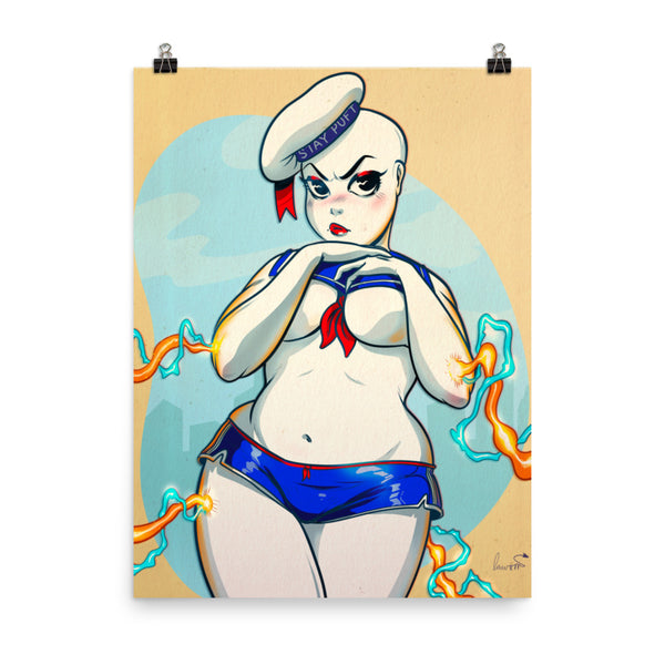 Stay Puft Pinup Poster