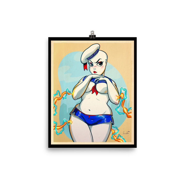 Stay Puft Pinup Poster