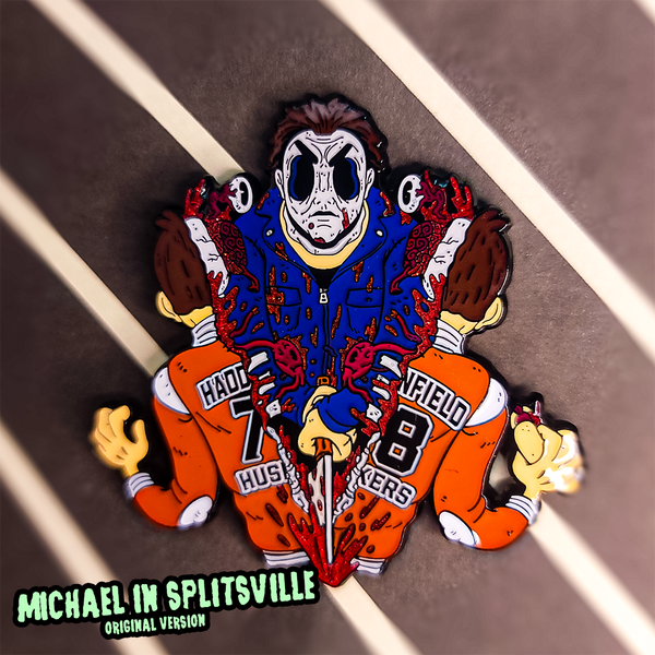 Michael in Splitsville Enamel pin