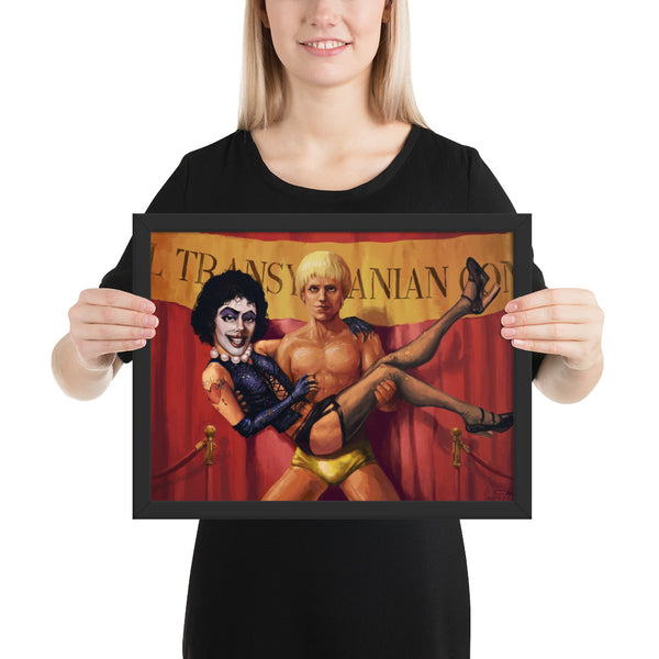 Rocky Horror Pinup - Framed poster