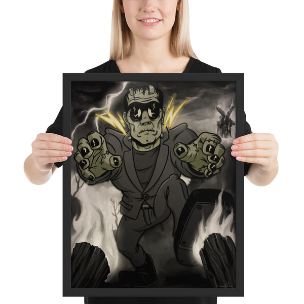 Frankenstein's Monster -Framed poster