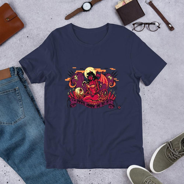 The Devil Made Me Do It - Short-Sleeve Unisex T-Shirt