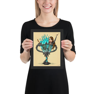 Hermione in the Triwizard Cup - Framed poster