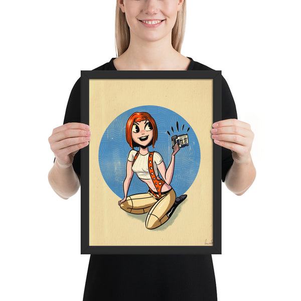 Leeloo - Framed poster