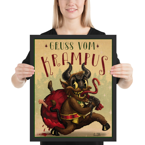 Krampus - Framed poster