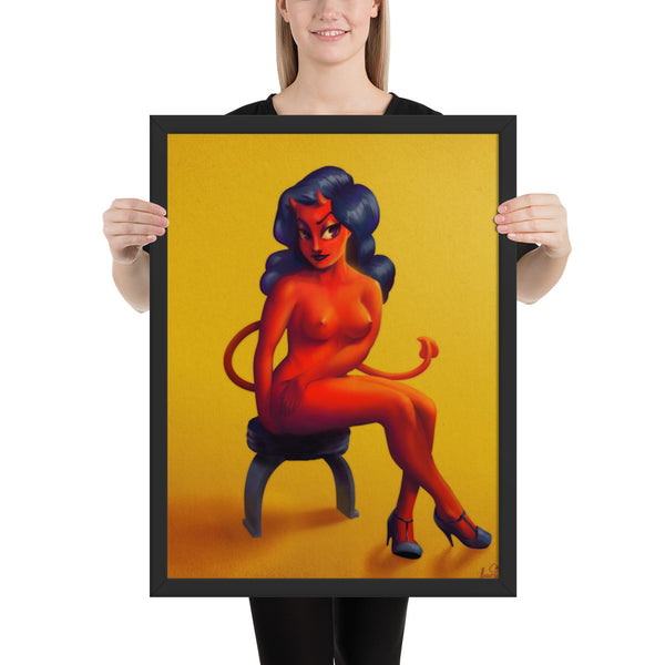 Devilicious Framed poster