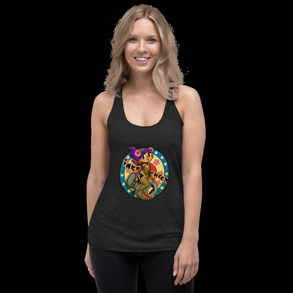 Bombs Away Inky Cheex - Women's Racerback Tank
