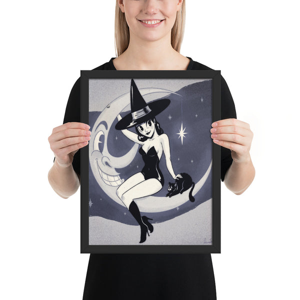 Lunar Love - Framed poster