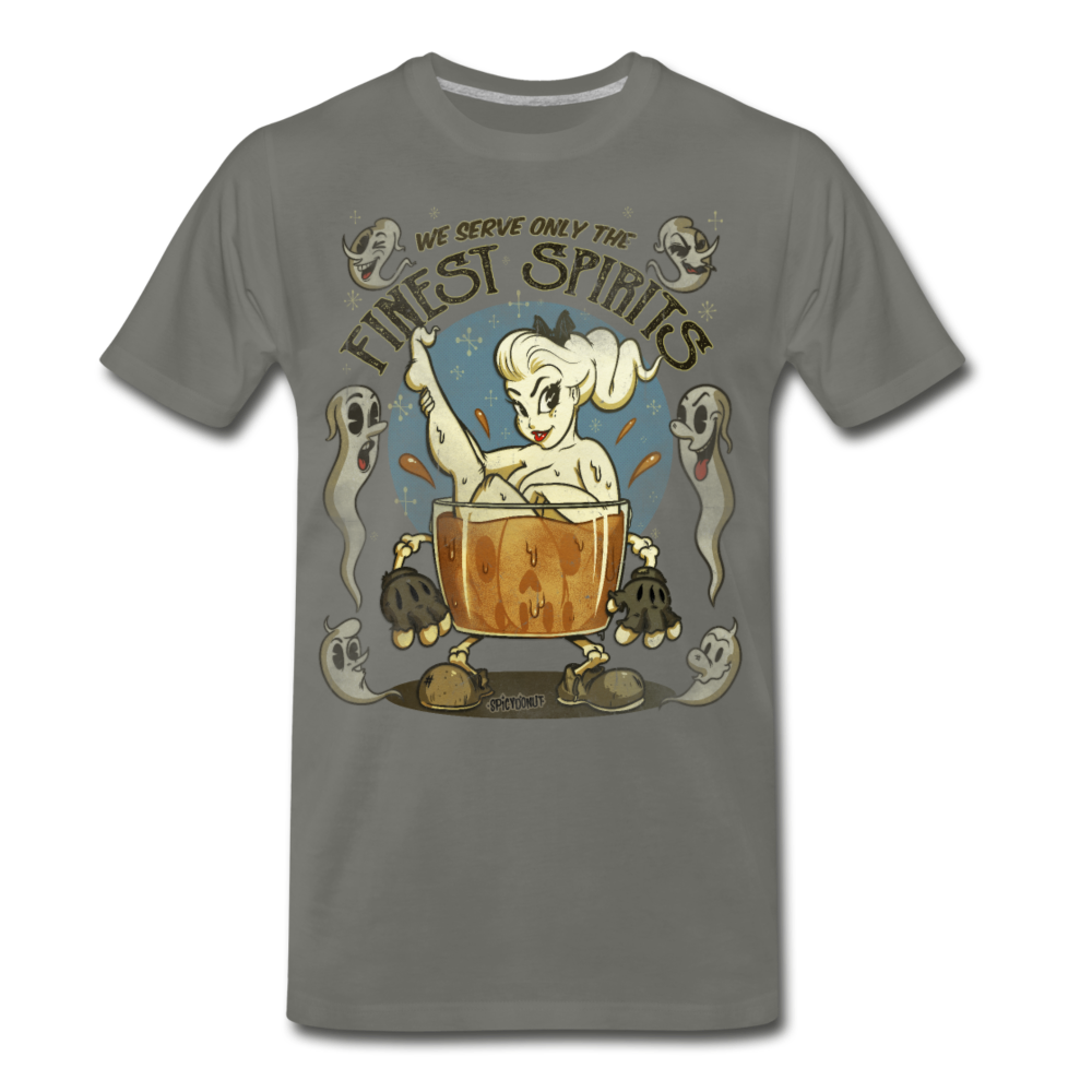 Finest Spirits - Men's Premium T-Shirt - asphalt gray