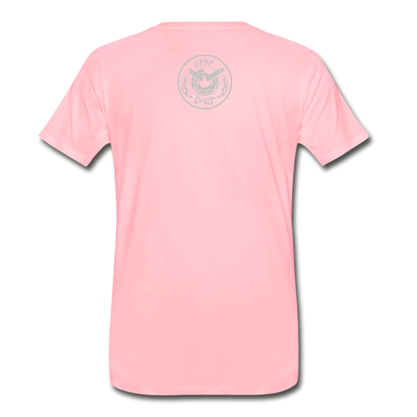 Mask it or Casket - Men's Premium T-Shirt - pink