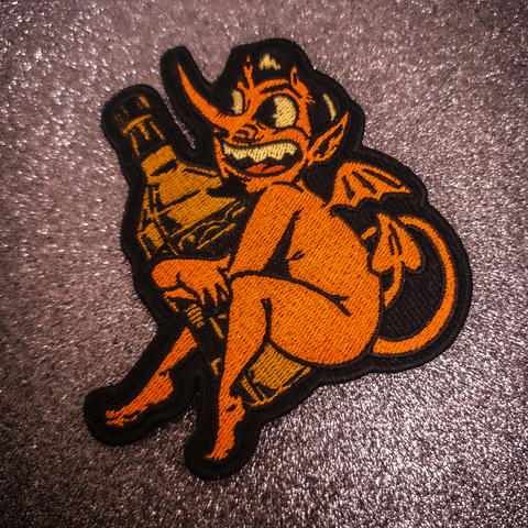 Whiskey Wascal Iron On Patch